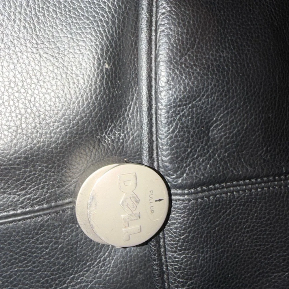 Dell Black Textured Leather Case